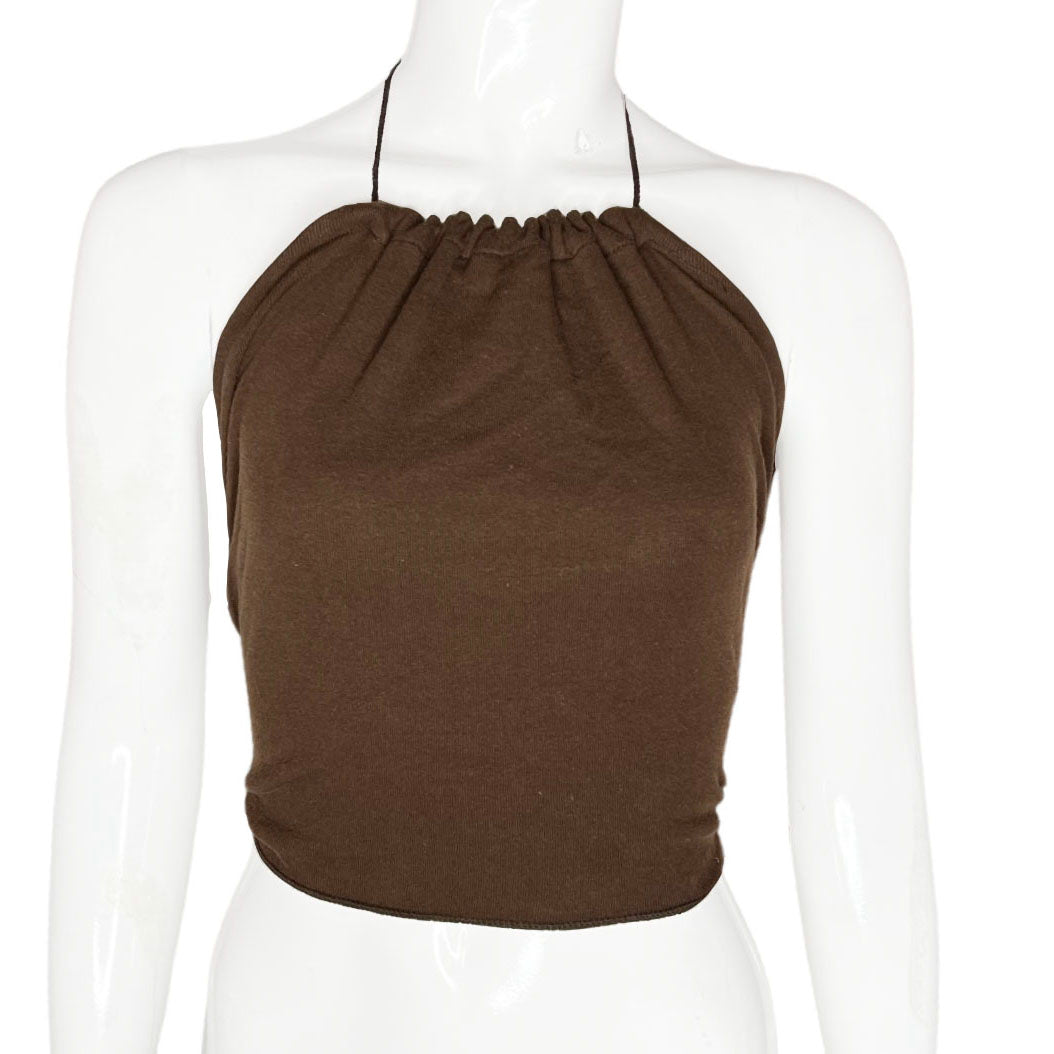 1970's Benetton Brown Halter Top