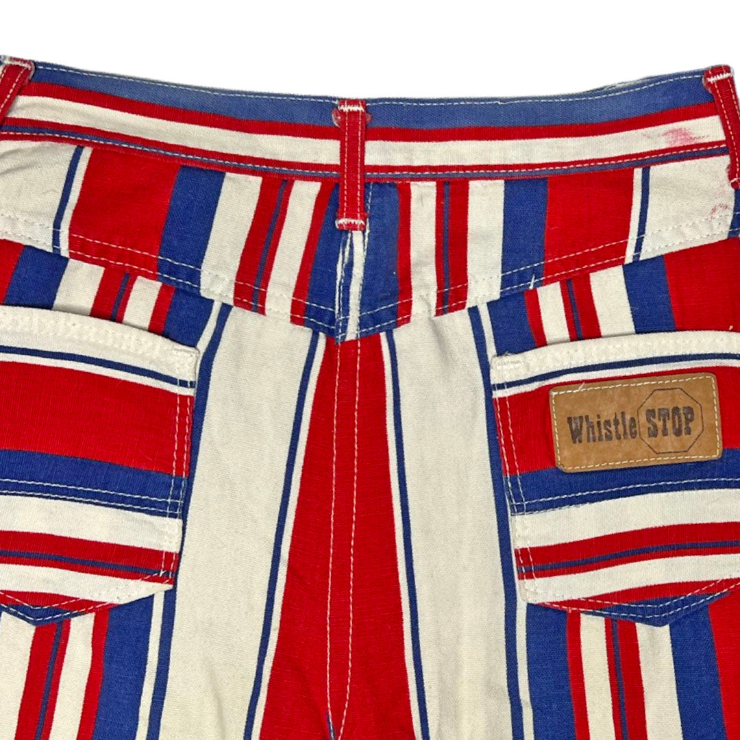 1970's Whistle Stop Striped Pants - 26