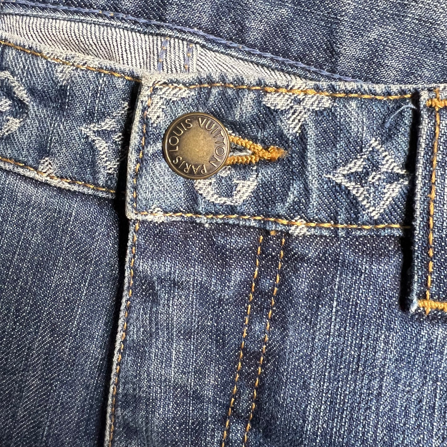 Louis Vuitton Monogram Jeans - 36
