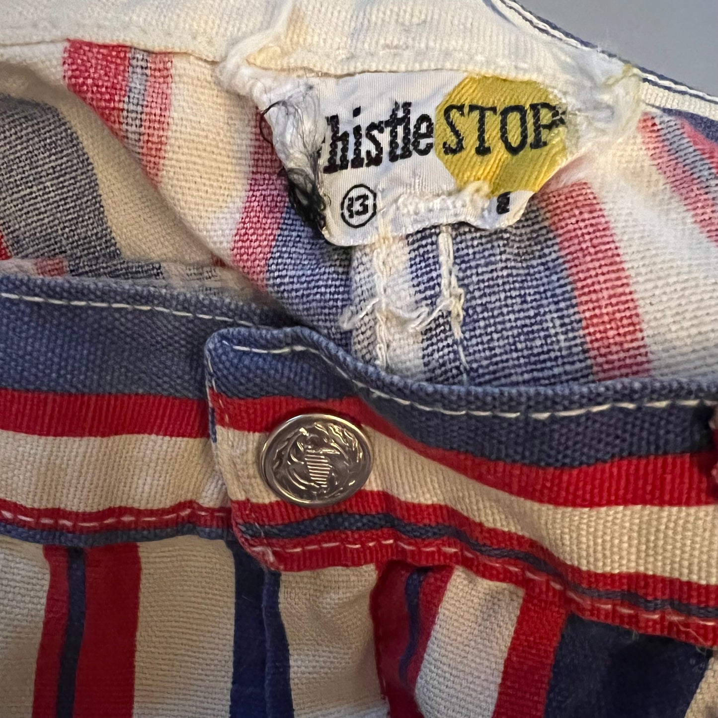 1970's Whistle Stop Striped Pants - 26