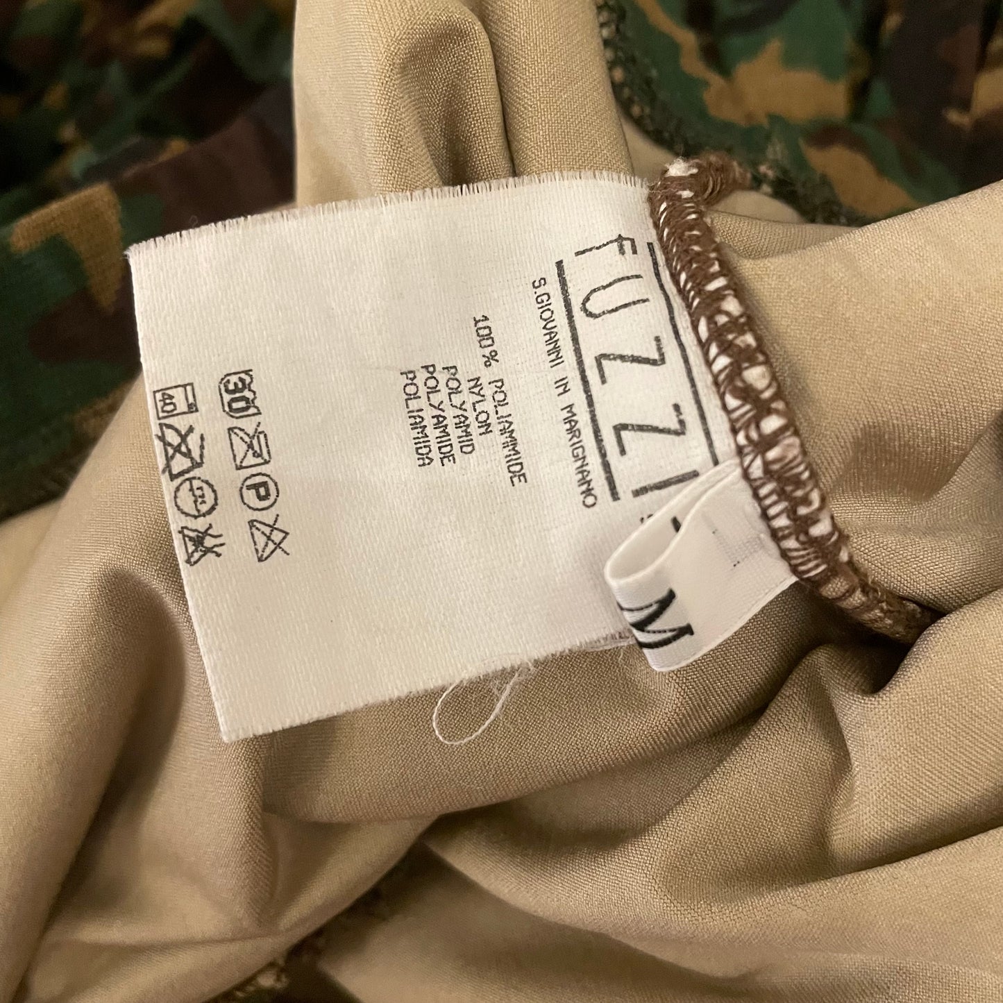 Jean Paul Gaultier Mesh Camouflage Skirt - M