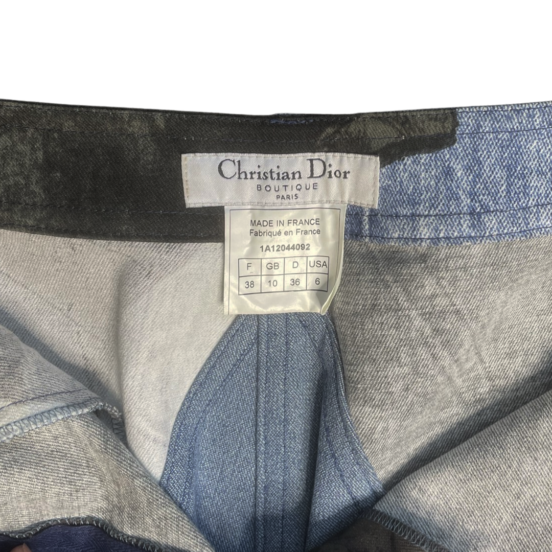 CHRISTIAN DIOR MISS DIORELLA TROMPE L'OEIL STUDDED PANTS - 6
