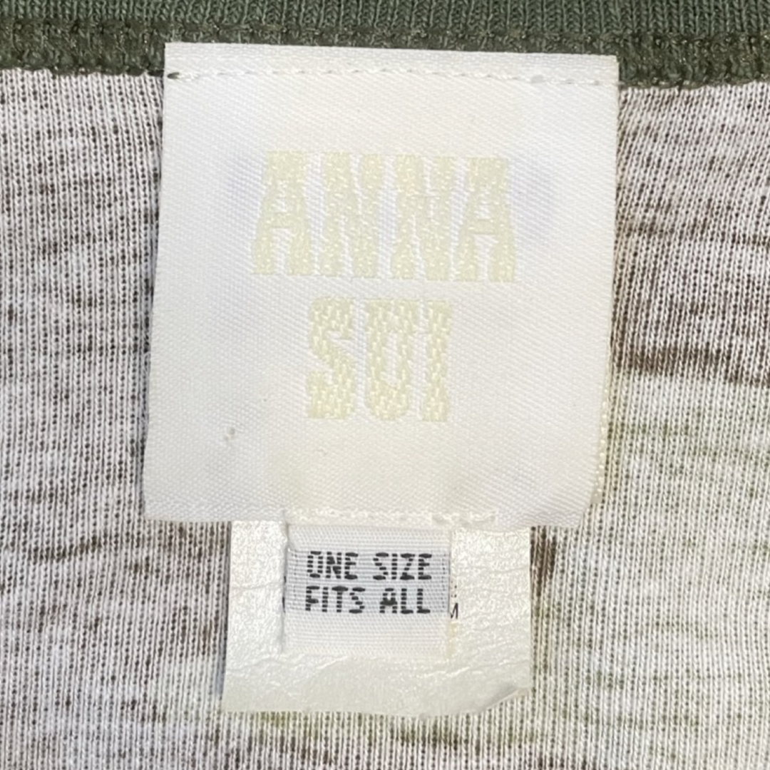 Anna Sui Camouflage Gold Logo Tank