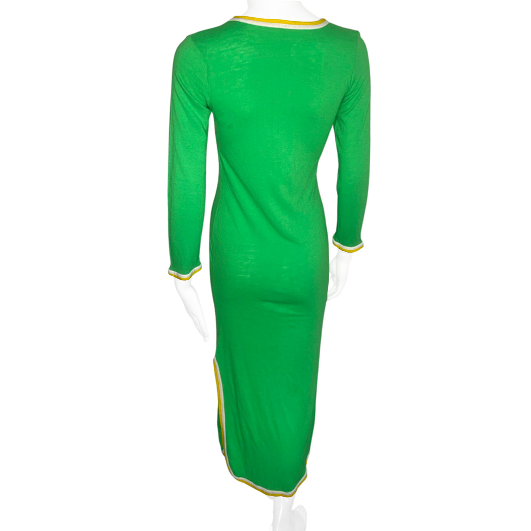 1970's Green Maxi Dress