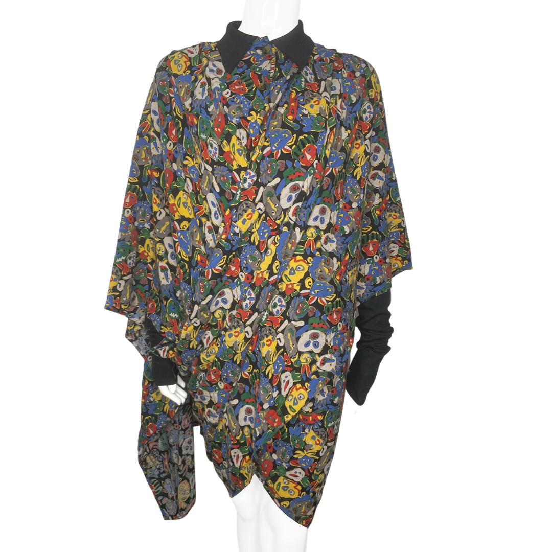 Jean Paul Gaultier FW 1984 Wrap Faces Top - M
