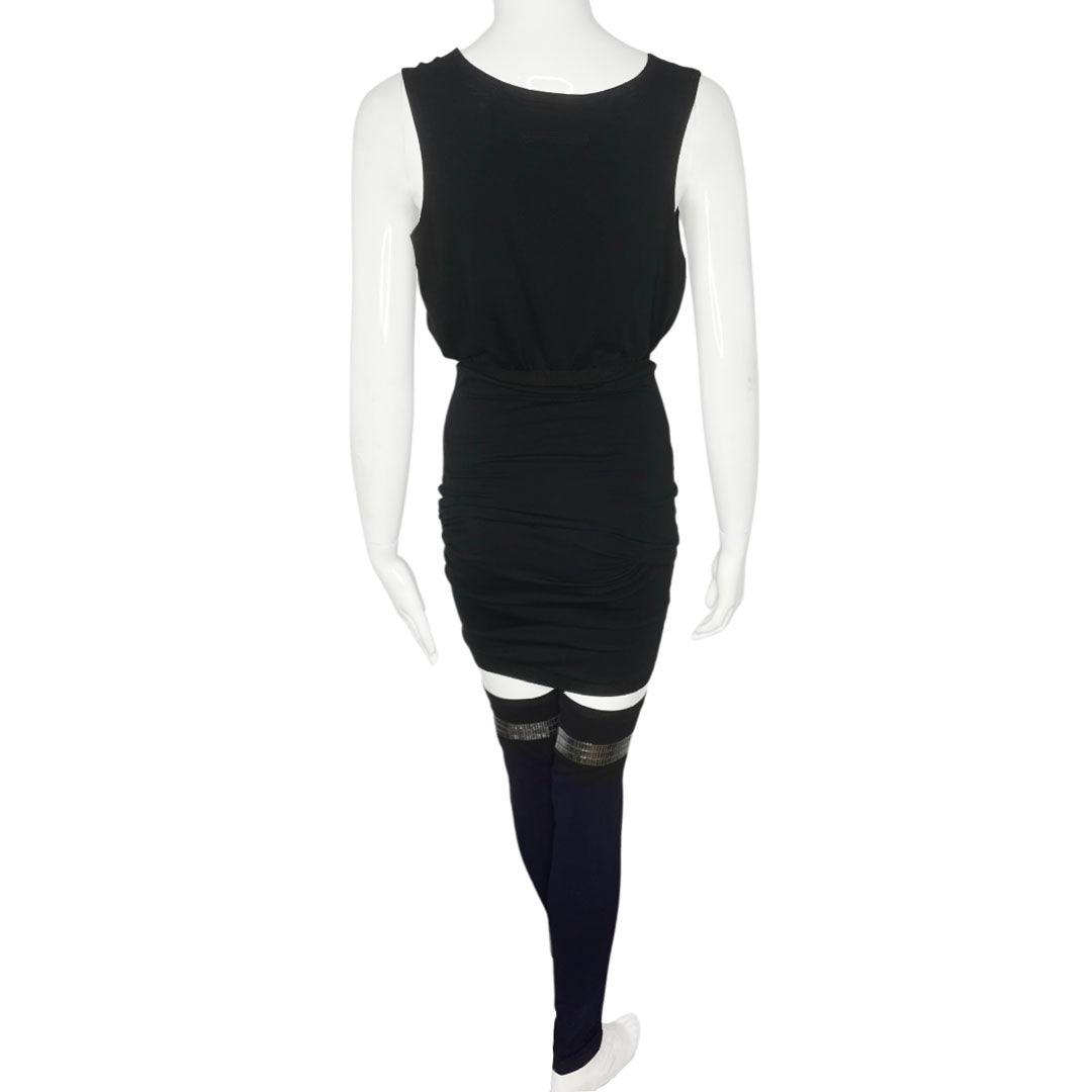 Jean Paul Gaultier 1987 Three Piece JPG Logo Skirt, Top and Leggings - 40