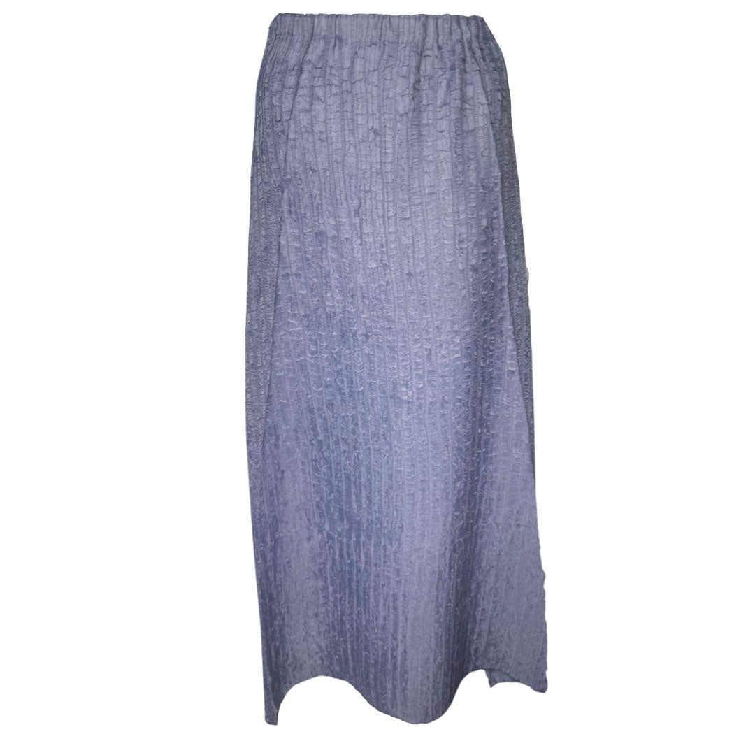 Issey Miyake Lilac Circle Pleated Jacket & Textured Skirt - 2