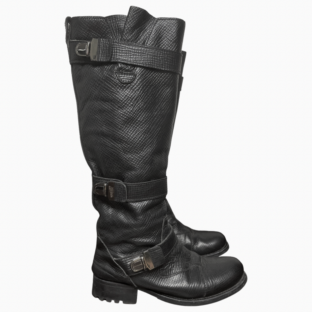 Jean Paul Gaultier 2000's Knee High Buckle Boots - 40