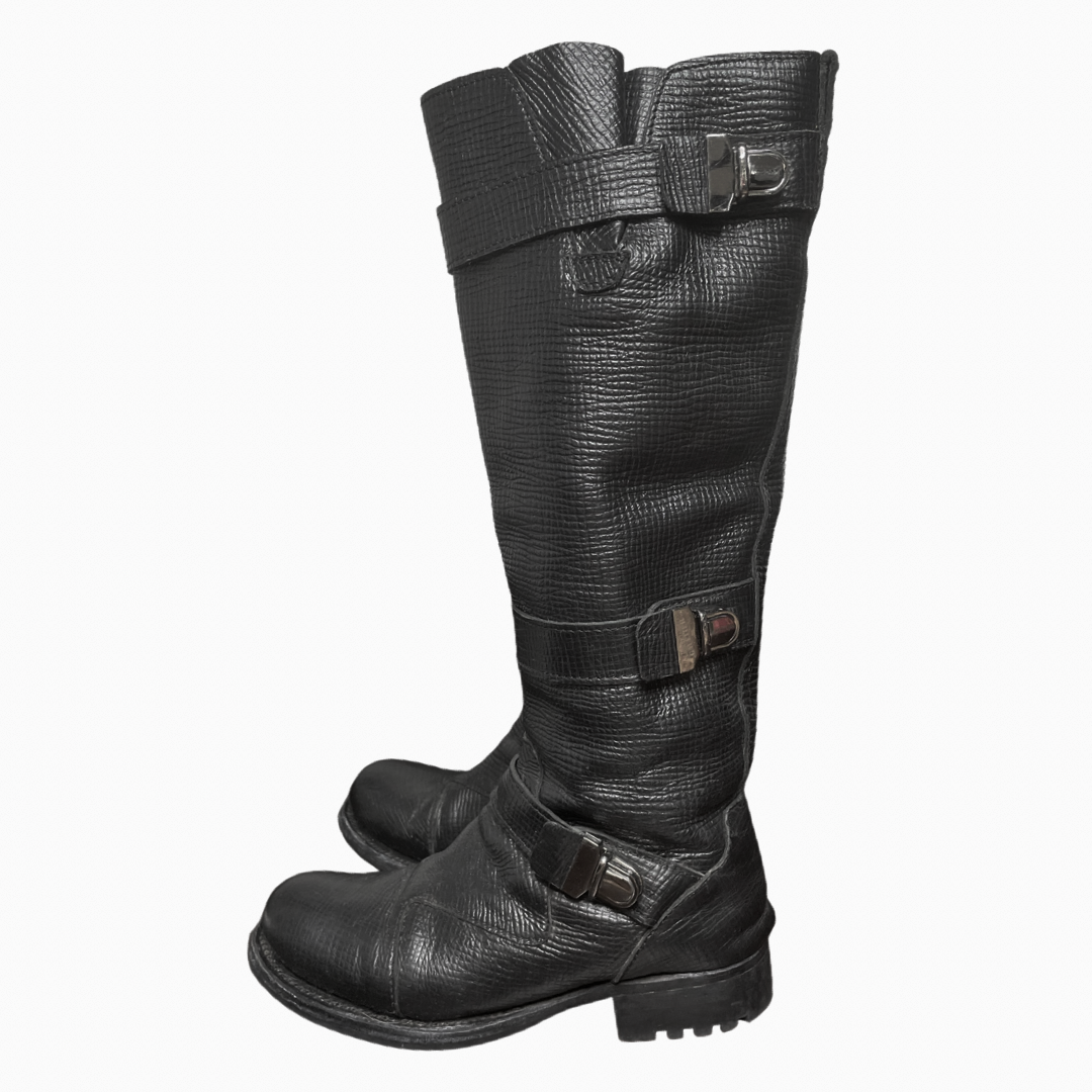 Jean Paul Gaultier 2000's Knee High Buckle Boots - 40