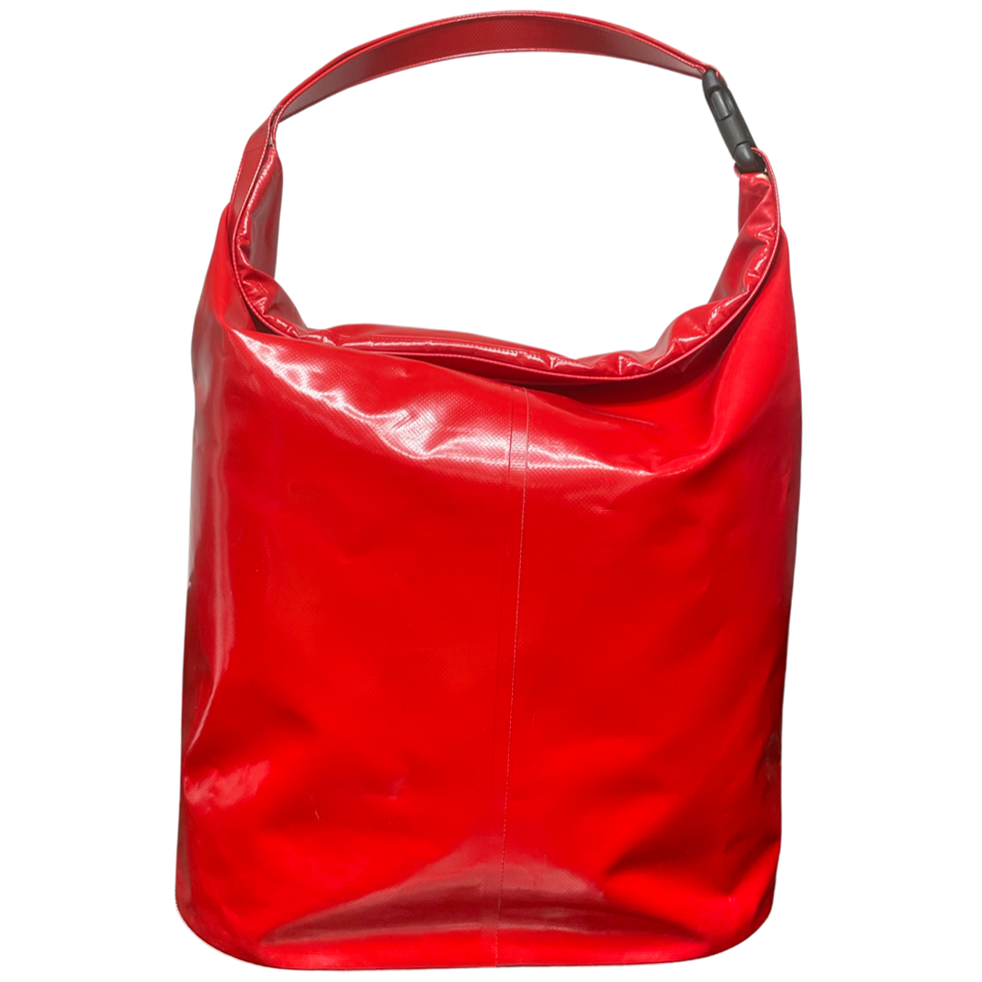 Chanel Waterproof Red Vinyl Large Tote