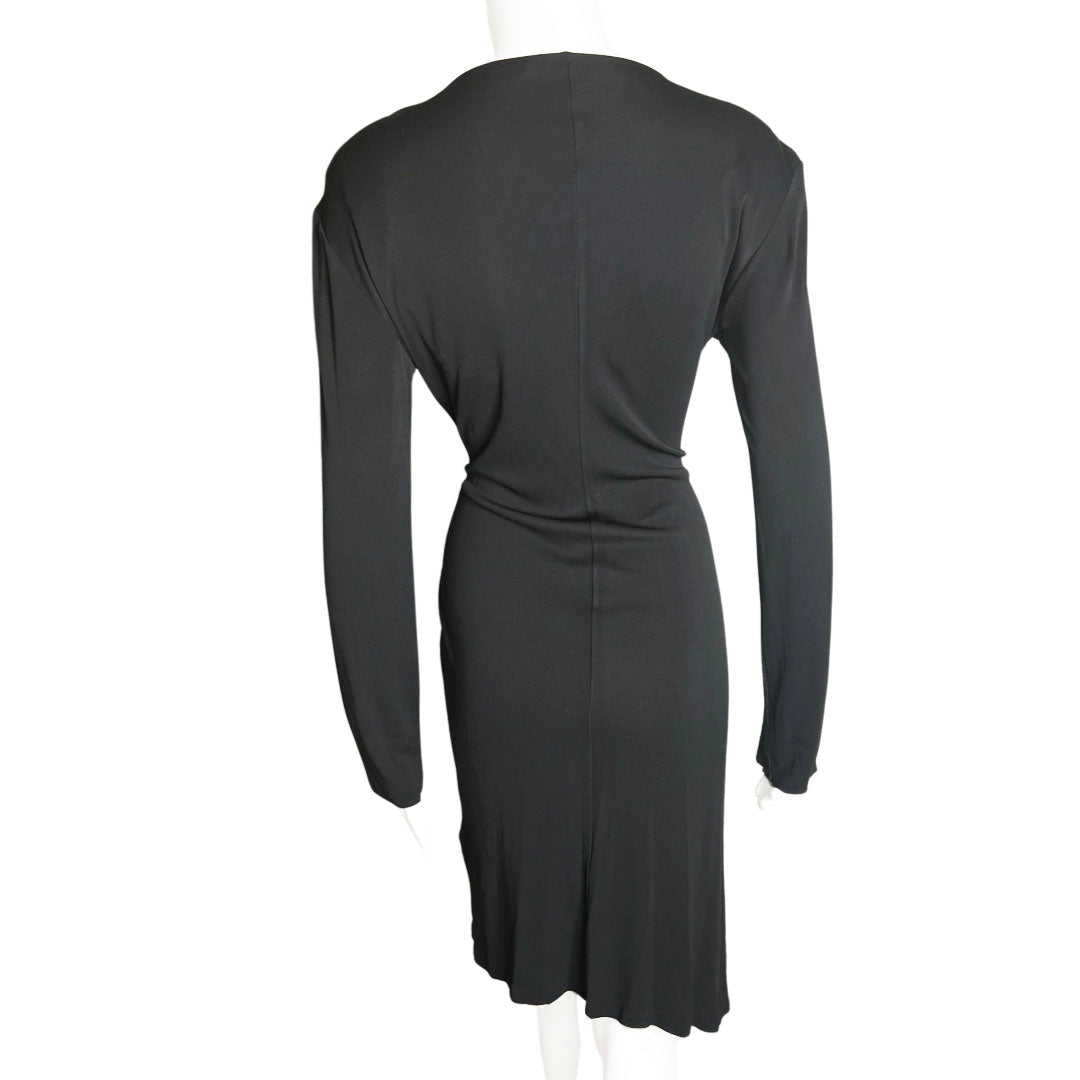 Roberto Cavalli Plunging Wrap Dress