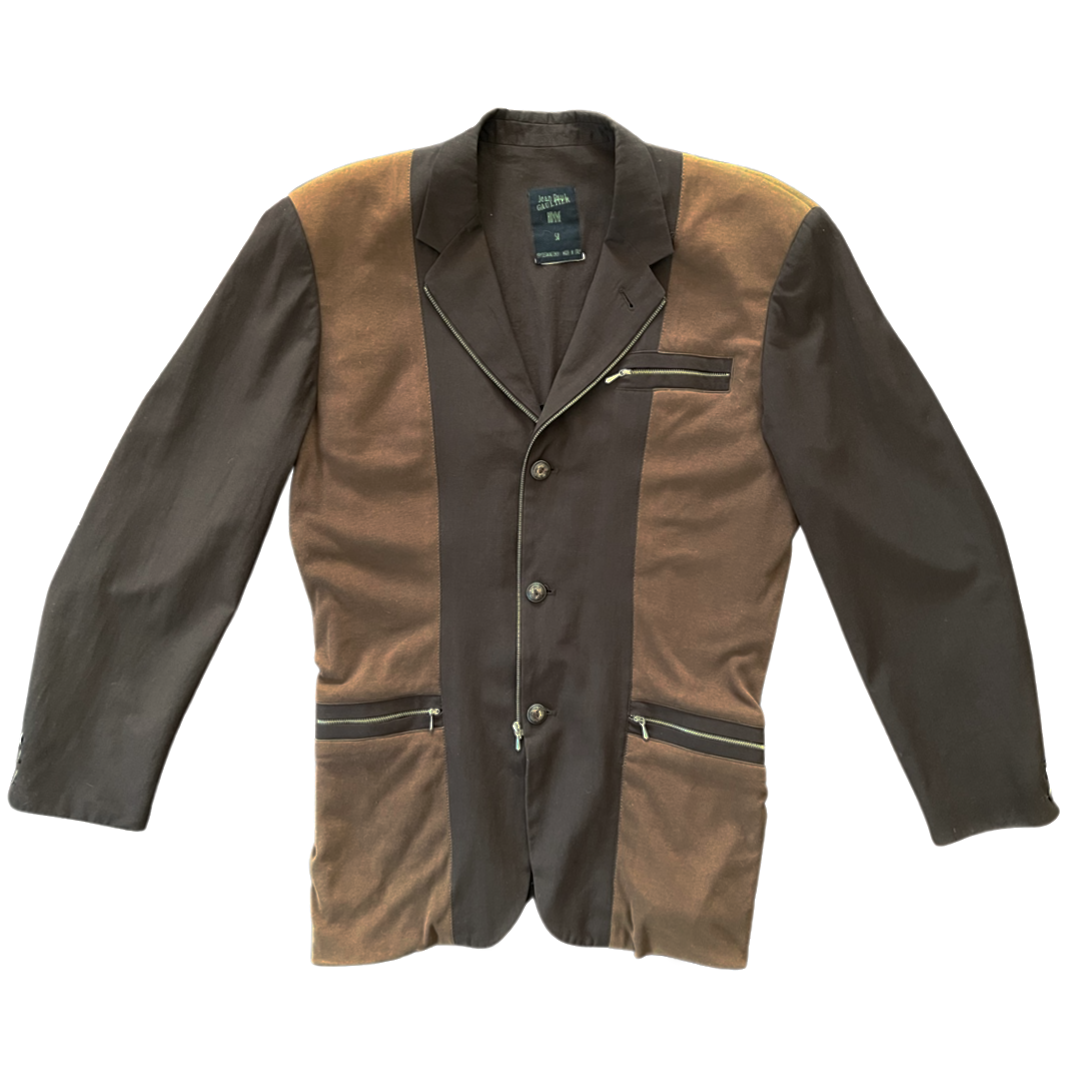 Jean Paul Gaultier 1990's Homme Zip Blazer - 50