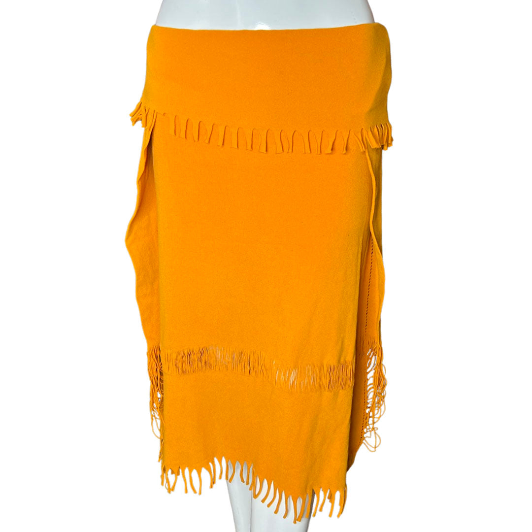 ISSEY MIYAKE A-POC ORANGE FRINGE SKIRT