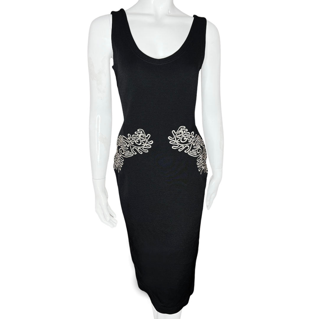 90's Ozbek Embroidered Dress