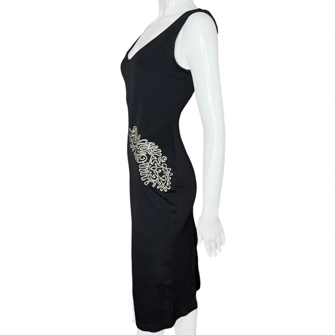 90's Ozbek Embroidered Dress