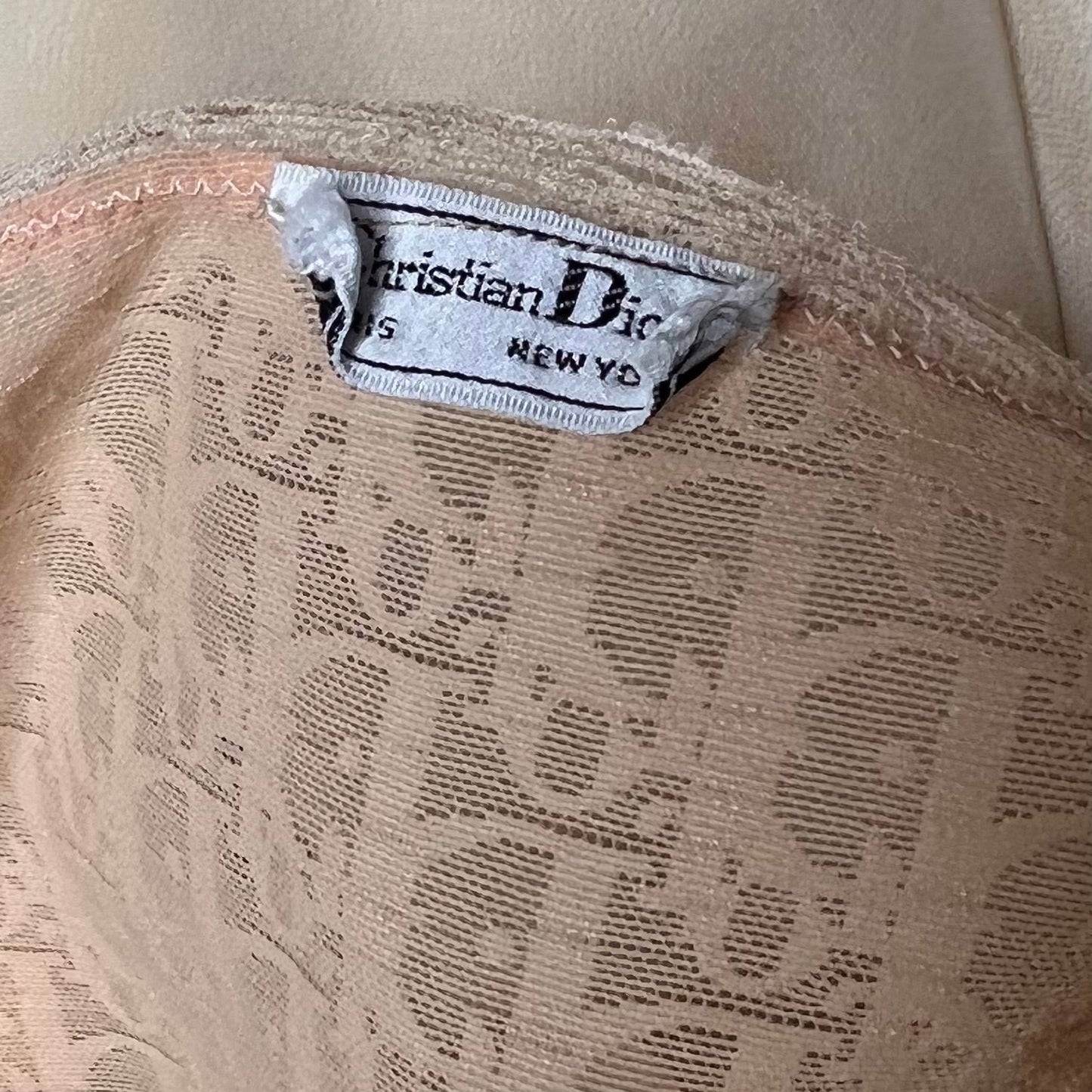 1970's Christian Dior Trotter Monogram Slip Dress