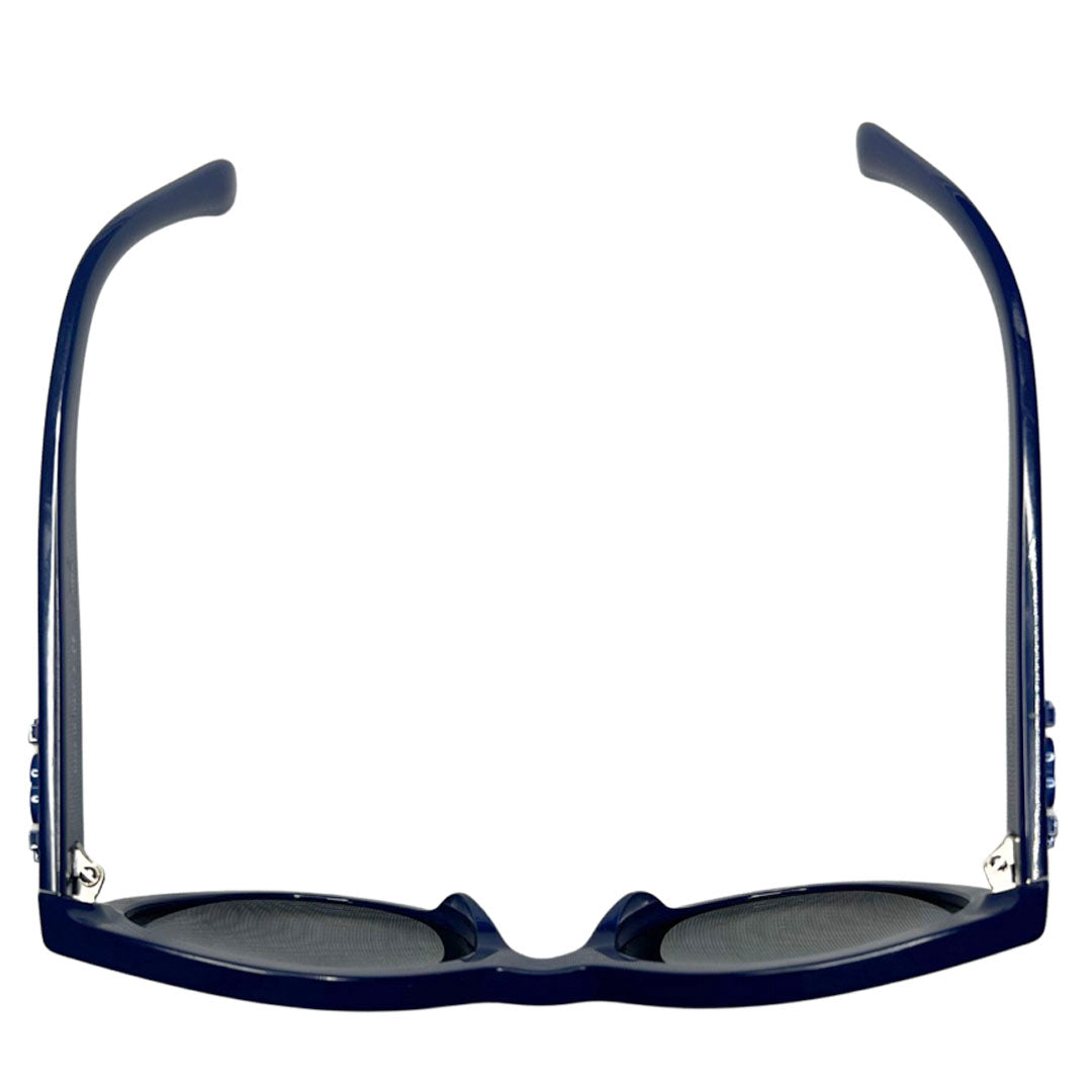 Chanel Blue Plantos Lego Boy Cat Eye Glasses