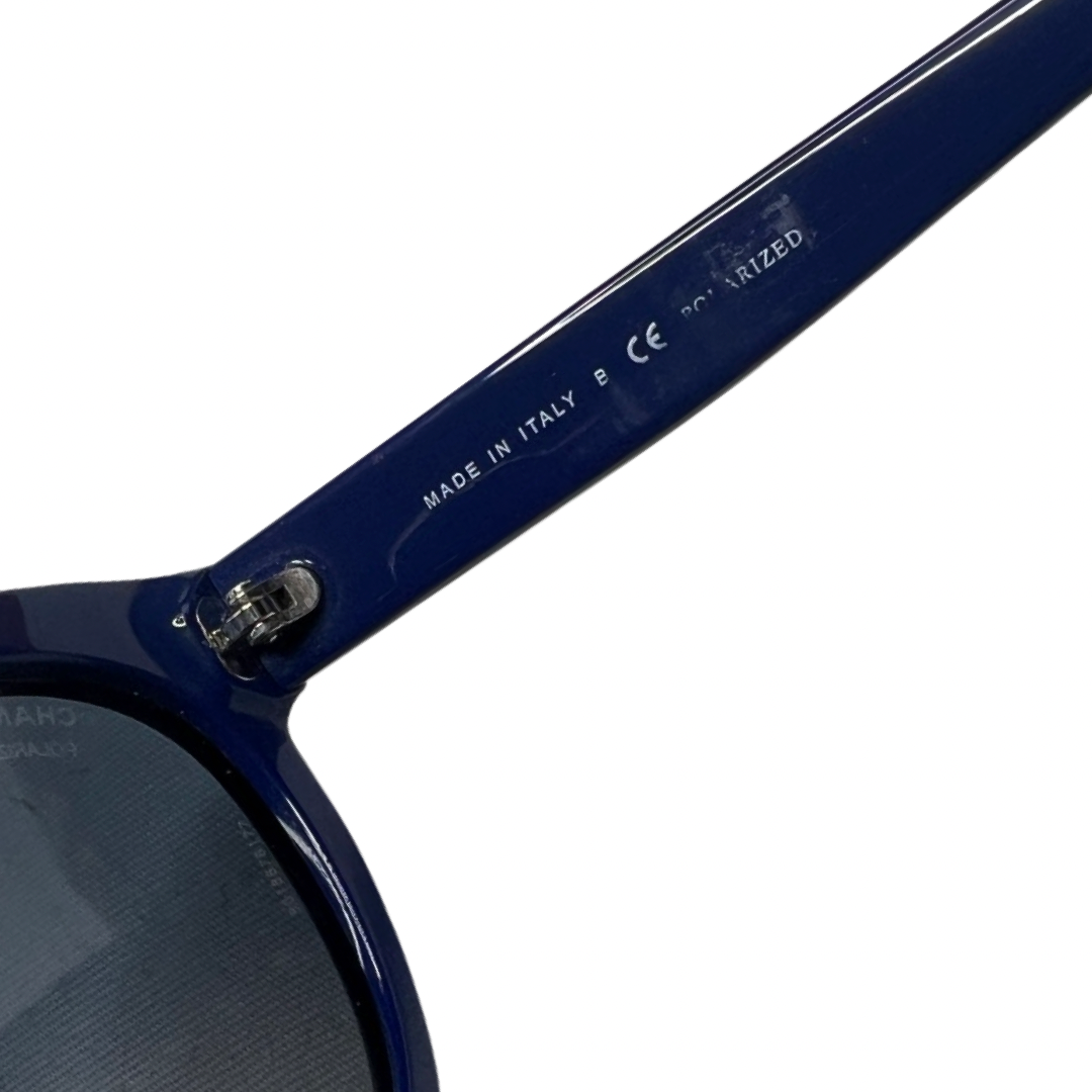 Chanel Blue Plantos Lego Boy Cat Eye Glasses