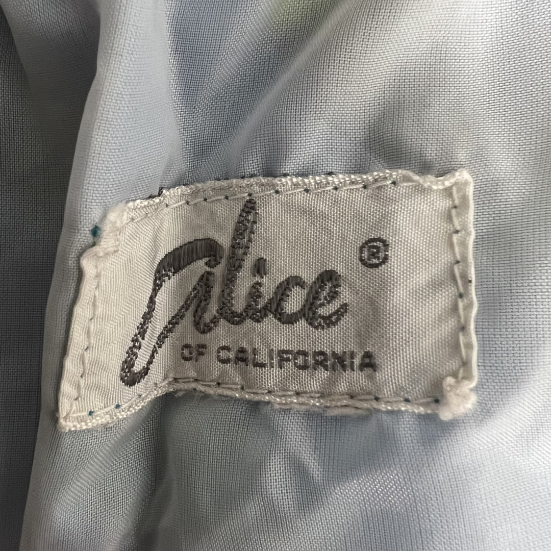 1970's Mod Alice of California Halter Wrap Dress