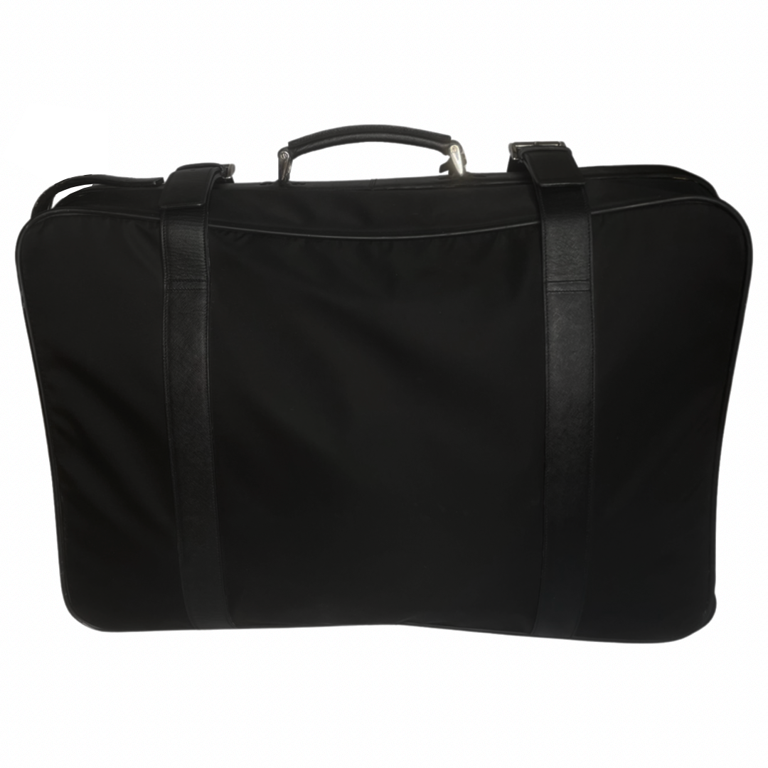 Prada Tessuto & Saffiano Rolling Suitcase