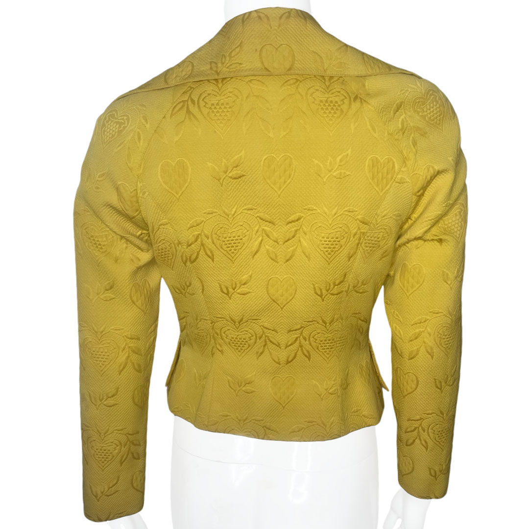 Christian Lacroix Jacquard Gold Button Jacket - 4