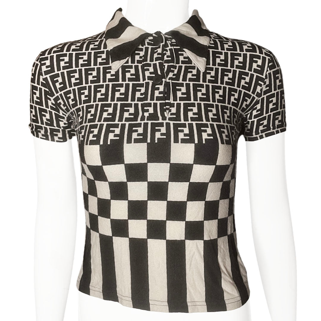 Fendi Check Zucca Polo - 40