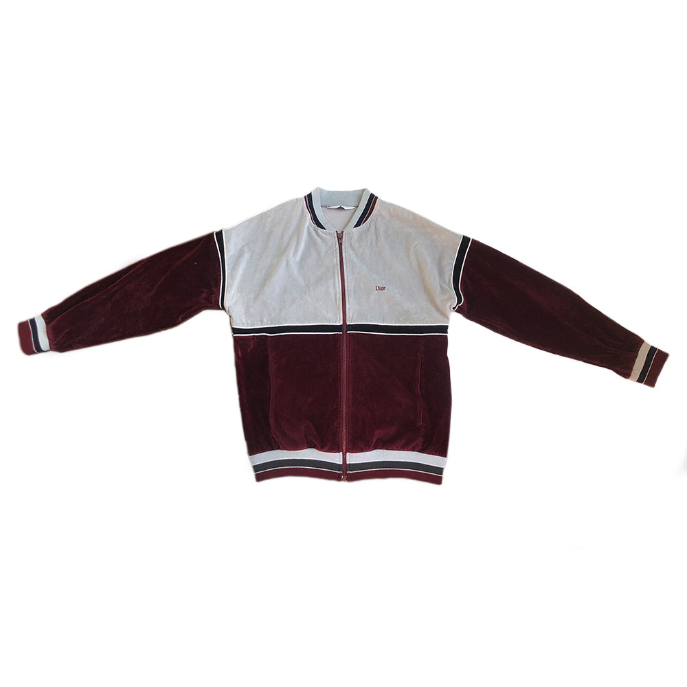 Christian Dior Velour Zip Jacket - L
