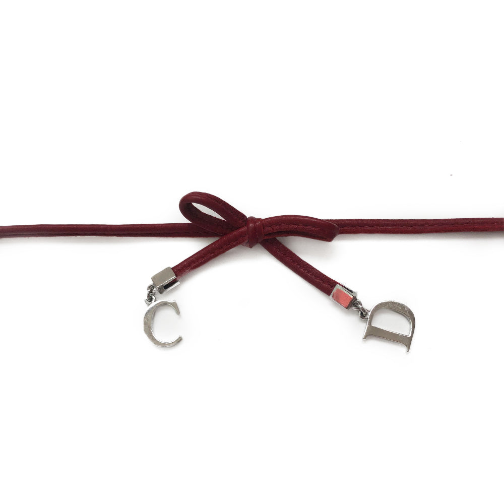 christian dior by john galliano bow letter choker