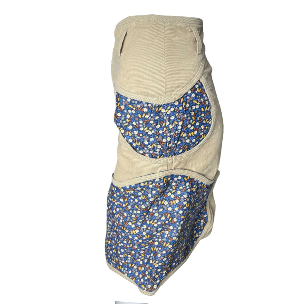 Tsumori Chisato Corduroy Patchwork Pocket Skirt - S