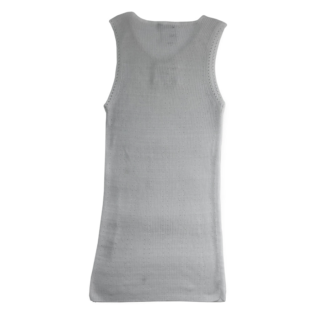 Vintage Chanel Logo Knit Tank Top