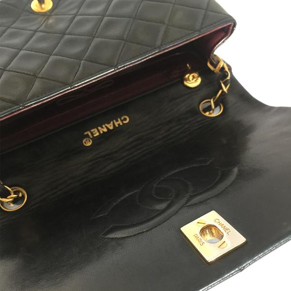 CHANEL QUILTED LAMBSKIN SHOULDER BAG