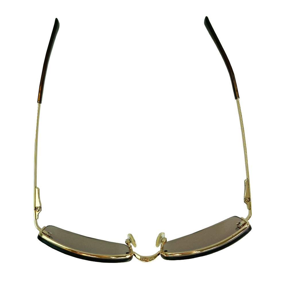 Chanel Brown Lens Crystal CC Logo Sunglasses
