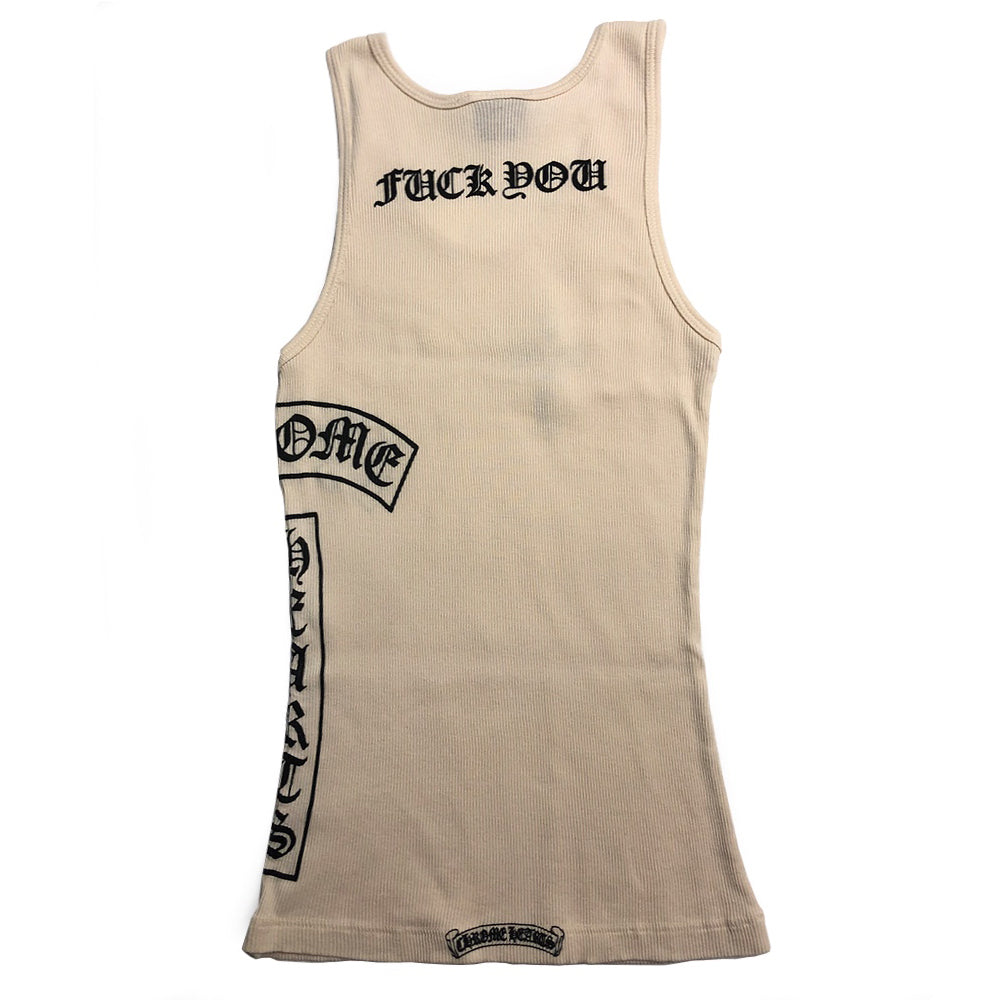 Chrome Hearts Fuck You Rib Knit Tank - L