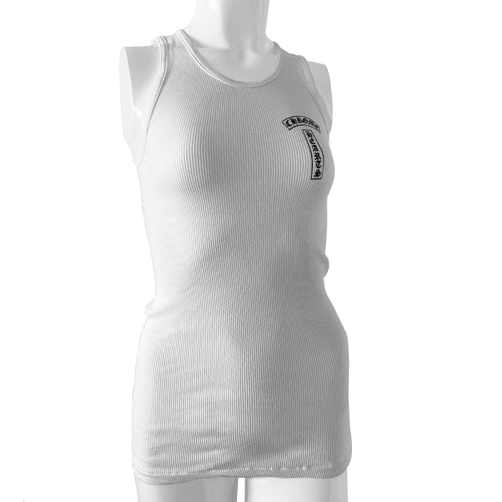 Chrome Hearts Cross Fuck You Rib Knit Tank - S