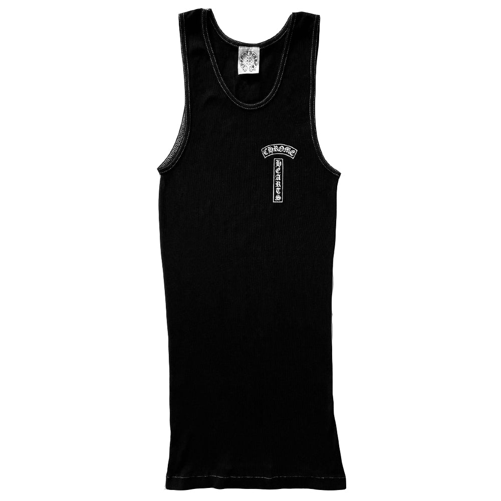 Chrome Hearts Black Fuck You Cross Tank - S