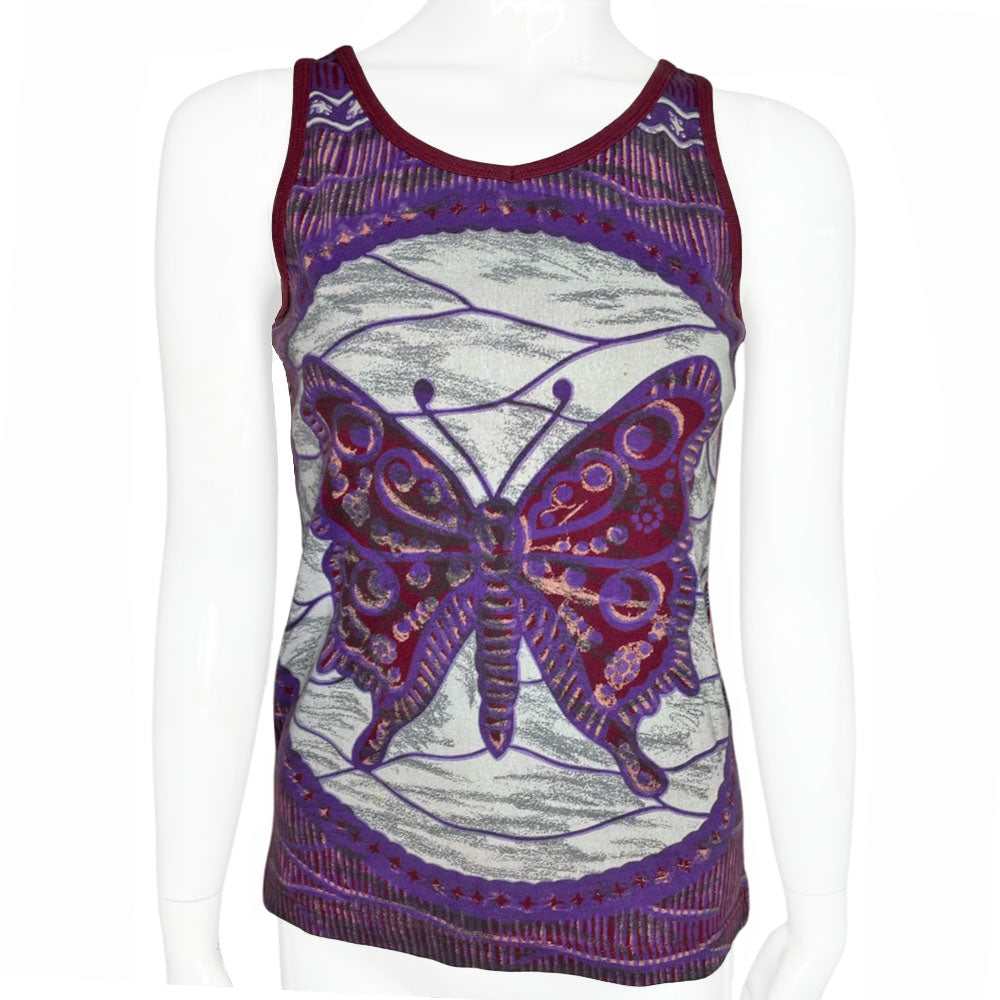 Custo Barcelona 90's Butterfly Tank
