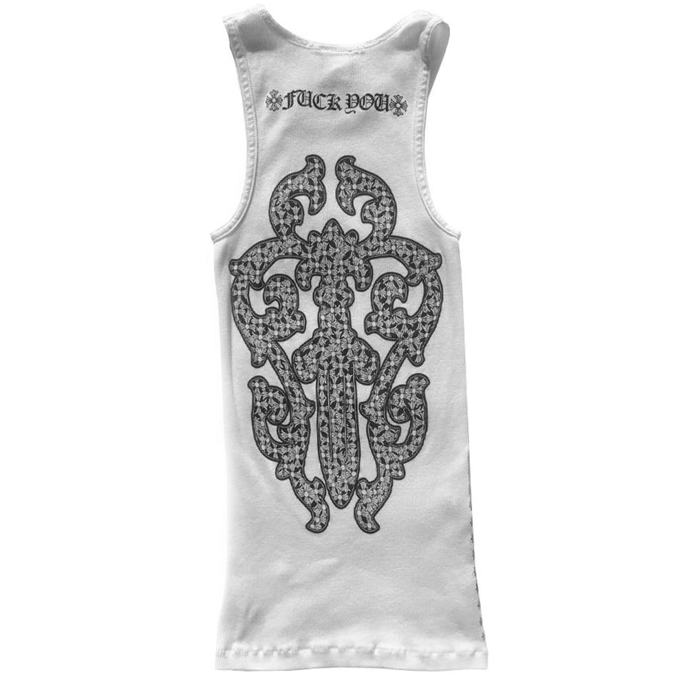 Chrome Hearts Rib Knit Dagger Tank - S