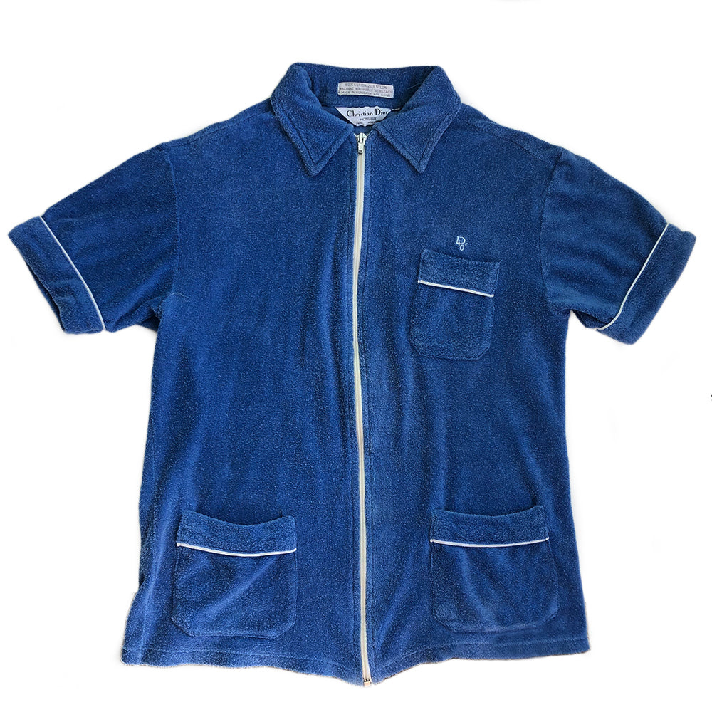 Vintage Christian Dior Zip Terry Shirt