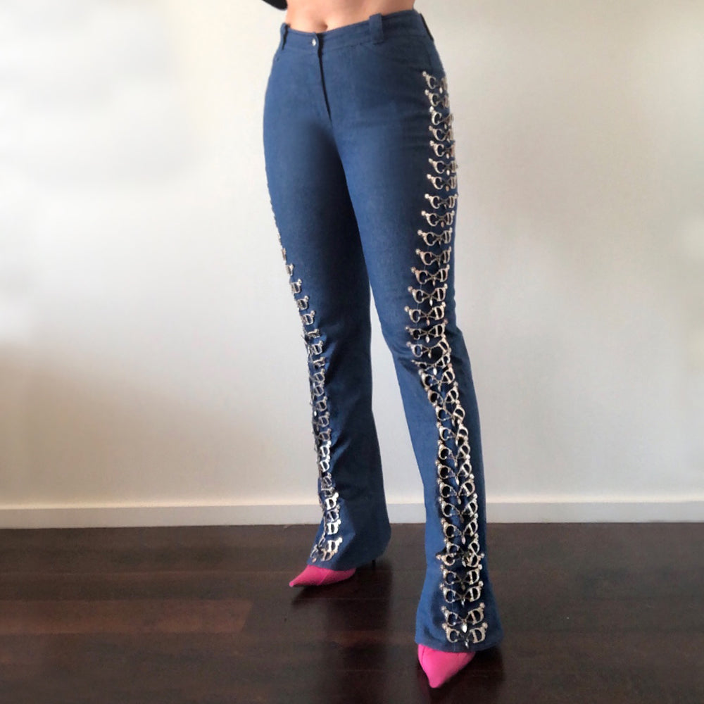 Dior CD link Chain Jeans - M