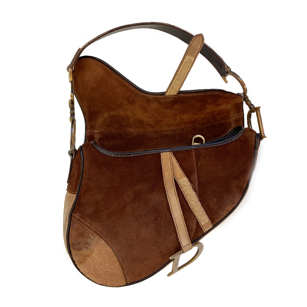 Limited Edition Christian Dior Pony Hair Saddle Bag