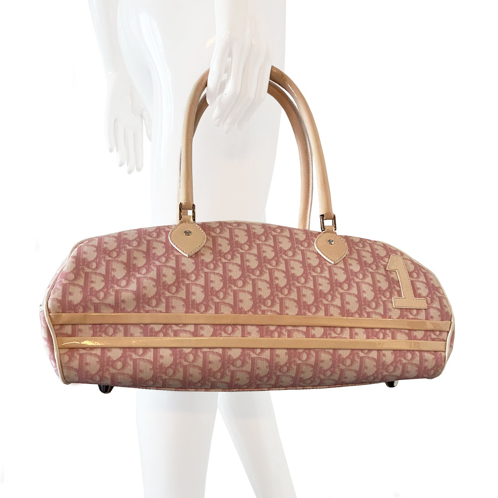 Christian Dior Monogram Pink Trotter Large No 1 Tote