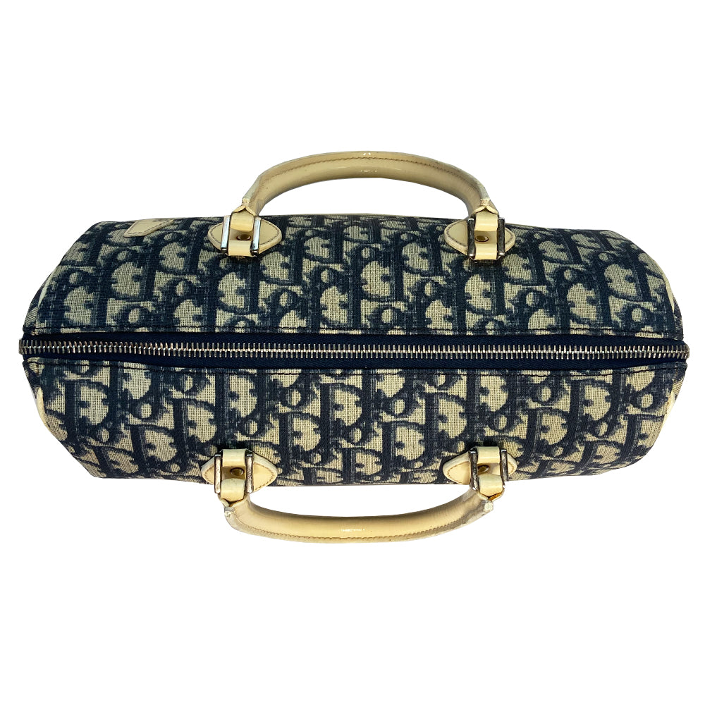 Christian Dior Navy Diorissimo No 1 Boston Bag