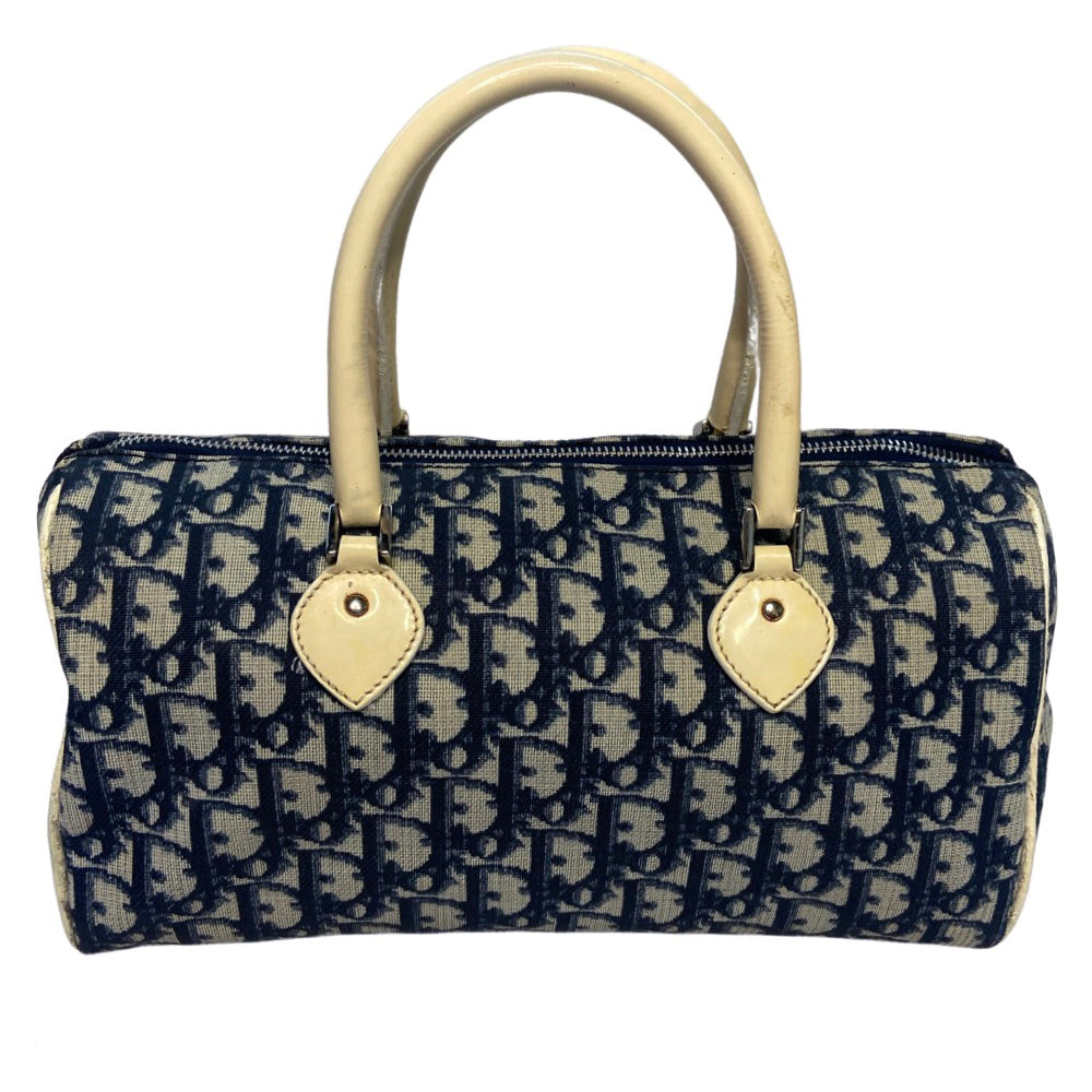 Christian Dior Navy Diorissimo No 1 Boston Bag
