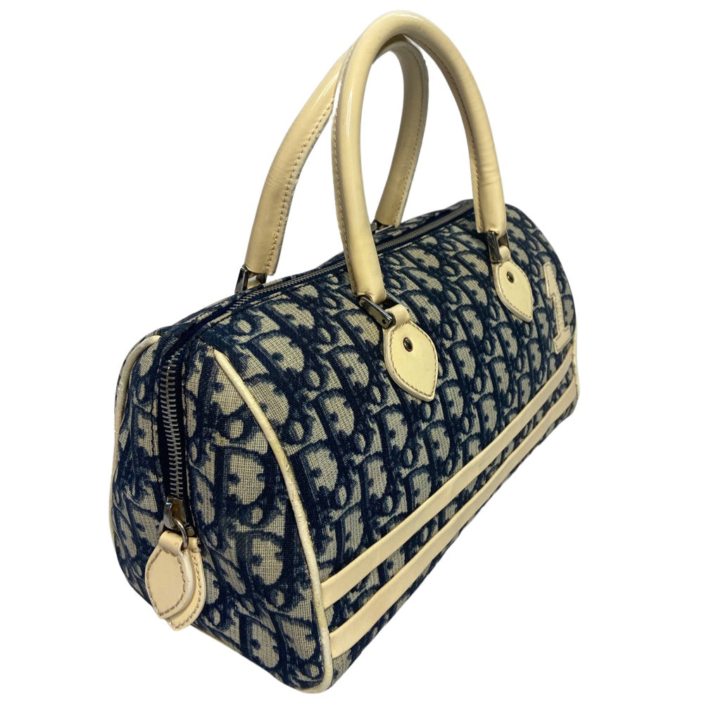 Christian Dior Navy Diorissimo No 1 Boston Bag
