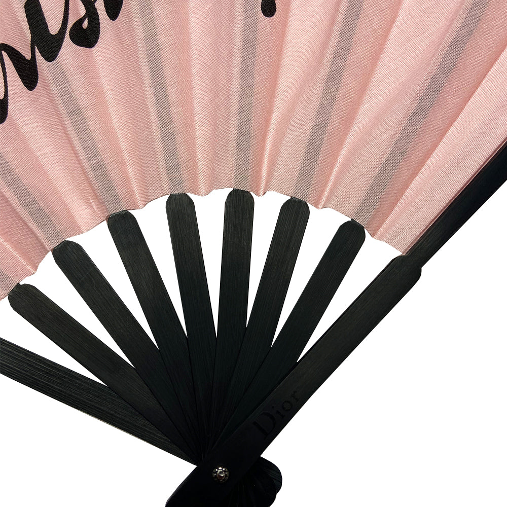 Christian Dior Logo Folding Hand Fan