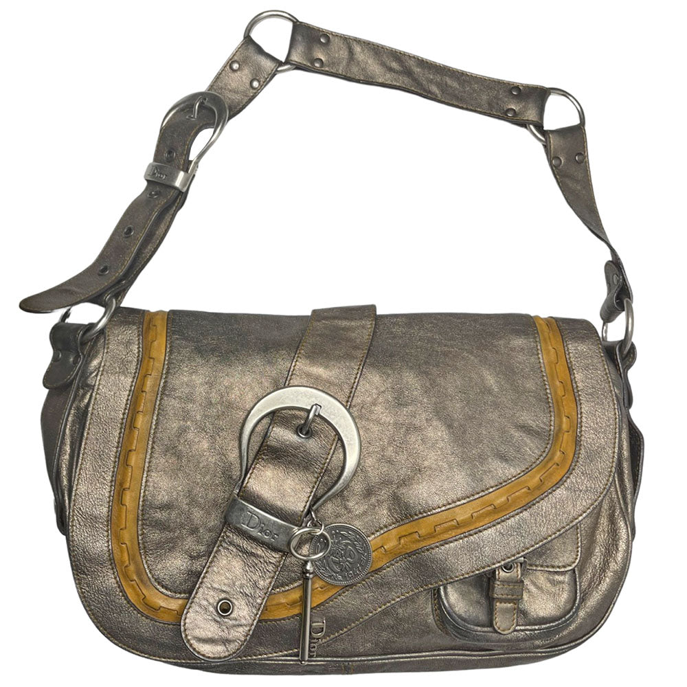 Christian Dior Kate Moss 2006 Ad Campaign Leather Gaucho Bag