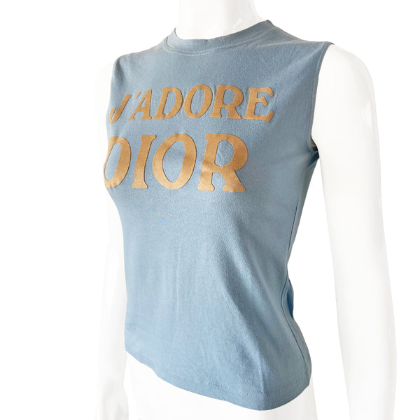 Christian Dior Pastel J'Adore Dior 1947 World Champion Tank - S