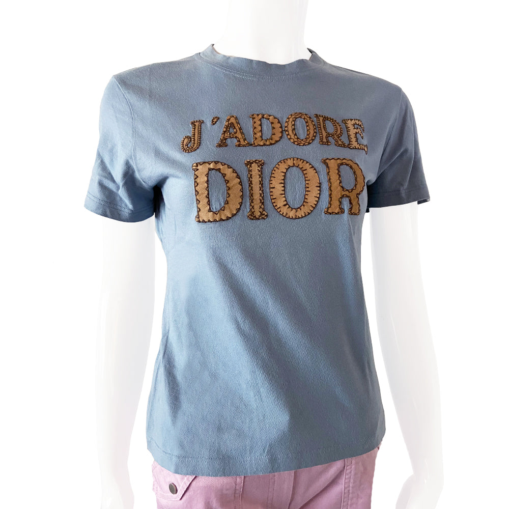 Christian Dior J'adore Dior Applique Logo Tee - M / L