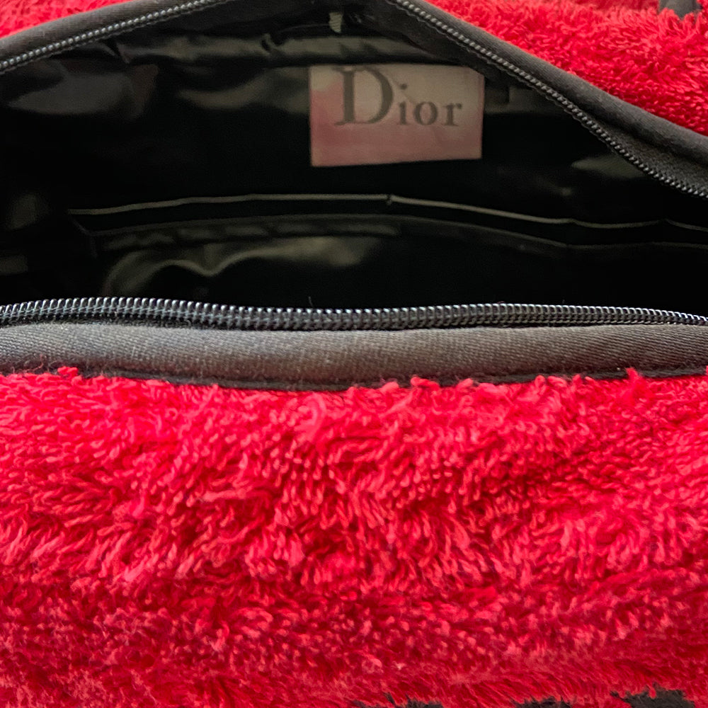 Christian Dior Terry Cloth J’Adore Dior Boston Bag