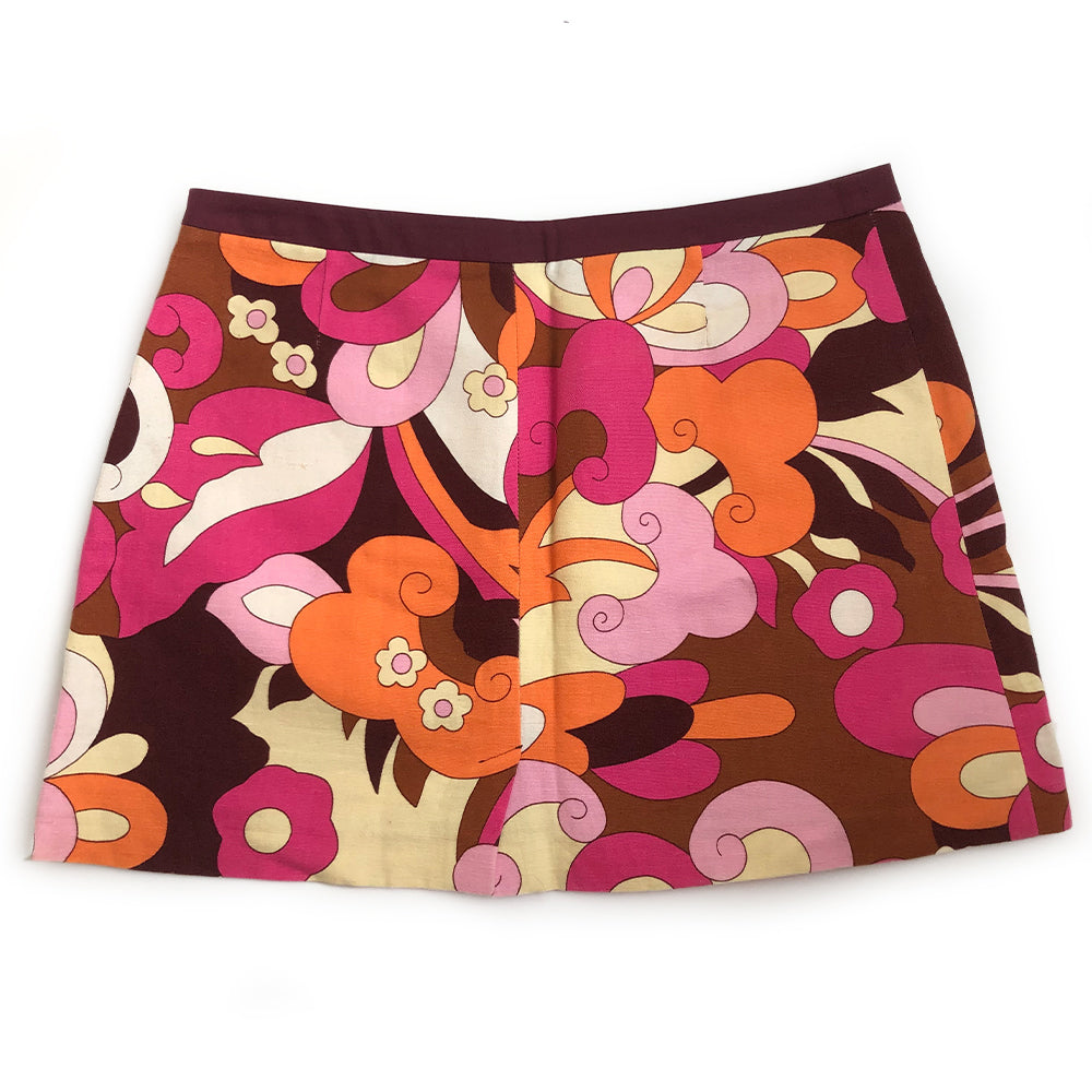 D&G Printed Mini Skirt - M